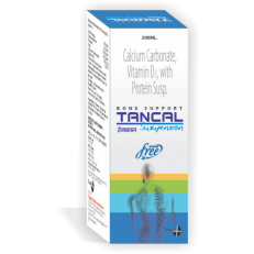 Tancal-Bone-Support-Suspension-Sugar-Free-Calcium-Carbonate-Vitamin-D3-with-Protein-Suspension-Tanpal-Pharmaceuticals-Best-Pharma-PCD-Franchise-Contract-Manufacturing-Company